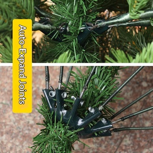 Árbol de Navidad de Lujo Jiaxun, Modelo Nuevo, de Polietileno Puro, con Luces LED Blancas Cálidas de 500-1000 LED, Brillante, Denso, de 3 m, <span class=keywords><strong>para</strong></span> Interiores - Product Image 4