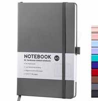 Agenda scolaire A5 B5 à points 2026 avec élastique, carnet de notes rigide économique, mini-planificateur de poche A6