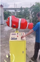 Taureau mécanique personnalisé pour compétition, jeu sportif, défi, équipement de parc d'attractions, logo personnalisé imprimé en rouge, plastique et fer