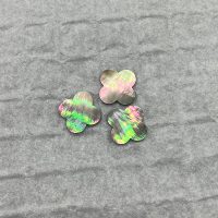 Großhandelspreis Vierblättrige Kleeblatt-Perlen 23,5mm Natürliche Weiße Muschelform für Schmuckherstellung