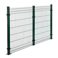 Yaqi YQ-033 3D Metallgeschweißter Drahtgitterzaun PVC-Beschichtet Gebogenes Design für Autobahn-Leitplanken Garteneinsatz 1,83 m Höhe Wasserdicht