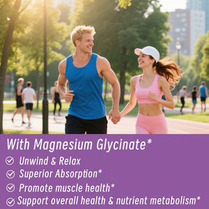 Suplementos Herbales de Marca Privada con Coenzima Q10 y Pimienta Negra para Promover la Salud Muscular, Gomitas de Glicinato de Magnesio - Product Image 3