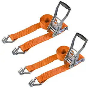 Bán buôn dumei sợi tổng hợp tự động có thể thu vào Ratchet Tie xuống dây đeo hàng hóa lashing vành đai