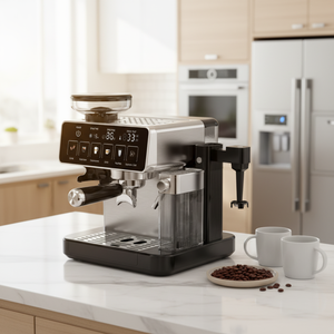 Machine à café Newle, machine à café numérique professionnelle, machine à <span class=keywords><strong>expresso</strong></span> <span class=keywords><strong>avec</strong></span> moulin à café 20 bars, <span class=keywords><strong>filtre</strong></span> à café italien de 52 mm - Product Image 6
