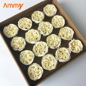 AM-SPHA07 Ammy 8CM Fleur <span class=keywords><strong>de</strong></span> Savon Grande Tête <span class=keywords><strong>de</strong></span> Rose Austin, Rose <span class=keywords><strong>de</strong></span> Savon, Matière Première pour Bouquet <span class=keywords><strong>de</strong></span> Fleurs pour la Saint-Valentin et Mariages - Product Image 5