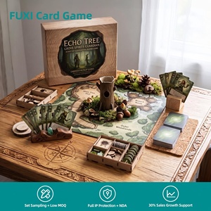 F Serene Floating Archipelago Handmade Strategy Board Game Set Modular Map Scenario Cards Relaxing Cooperative Group Playing - Product Image 1
