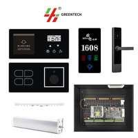 Smart Hotel Room sistem otomatis dengan Panel sentuh ABS Material Power Switch jaringan kabel Set lengkap untuk kontrol kamar tamu
