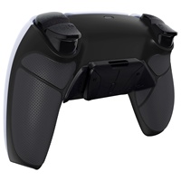 Kit de remapping RISE4 V3 avec poignées caoutchoutées noires, boutons arrière pour manette de jeu avec carte PCB, câble FPC, coque arrière pour PS5