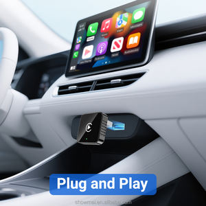 Portable USB Bluetooth Built-in WiFi Plug Play 2 in 1 Carplay <b>Android</b> <b>Auto</b> Converter Universal Mini <b>Wireless</b> <b>Adapter</b> - Product Image 4