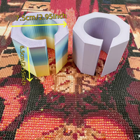 Le tube de rouleau de stockage de toile de peinture de diamant vient dans un arc-en-ciel de couleurs rouleau de toile de diamant