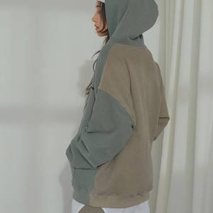 كنزة رياضية قطنية للخريف والشتاء 32S مع مقياس للأسماك تيري سادة مصبوغ محبوك ملابس خارجية غير رسمية للرجال - Product Image 5