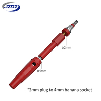 Adaptateurs de connecteurs de sonde JZDZ, prise mâle 2 mm vers prise banane femelle 4 mm J.20011