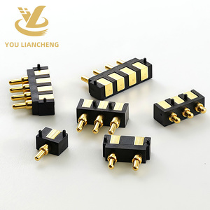 Bán chạy nhất 4pin <span class=keywords><strong>Pitch</strong></span> <span class=keywords><strong>2.54mm</strong></span> h7.5mm mùa xuân-nạp kết nối cho người tiêu dùng điện tử PCB DIN Nickel đồng hợp kim nylon - Product Image 6