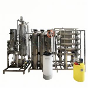 Planta de RO médica de 2 etapas 1000LPH para hemodiálisis, sistemas de tratamiento purificador - Product Image 4