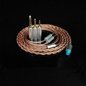 <b>Replaceable</b> Audio <b>Plug</b> 3 In 1 For Hifiman He400 He400i Ananda Sundara 1.2m Single Crystal Copper Wire Aluminum <b>Plug</b> - Product Image 3