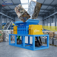 Usine de broyage automatique complète mobile pour la ferraille, les canettes et l'aluminium, broyeur à marteaux, garantie d'un an