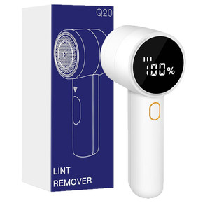 <span class=keywords><strong>Rasoir</strong></span> électrique portatif à affichage numérique 1200 mAh avec chargeur, couteau en acier à six lames pour l'élimination des peluches et la coupe des boules de poils - Product Image 5