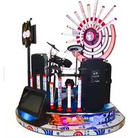 Machine de jeu vidéo d'amusement de musique de danse Machine de jeu de musique d'arcade de tambour de jazz électronique d'amusement à vendre