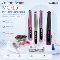 Vantrend Beauty Nagelboorpen Geborsteld 35000 RPM Professionele Nagelvijl Verwijderaar Acryl Gel Manicure Pedicure Salon Thuisgebruik