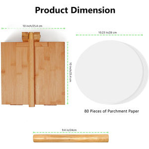 Prensa de Bambú <span class=keywords><strong>para</strong></span> <span class=keywords><strong>Tortillas</strong></span> Roti de Madera con Rodillo Prensa <span class=keywords><strong>Para</strong></span> <span class=keywords><strong>Tortillas</strong></span> <span class=keywords><strong>Caseras</strong></span>, Roti, Burritos,Taco - Product Image 3