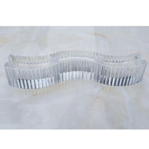 Jyg 300*80*50mm S thiết kế bề mặt phẳng trang trí hoa văn thủy tinh gạch <span class=keywords><strong>l</strong></span>ỗ rắn nóng chảy trang trí nội thất cho tường kính - Product Image 3