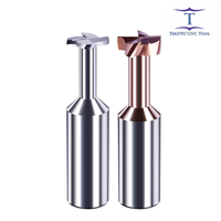Fresa de ranurado de carburo de tungsteno de 4-16 mm, brocas de router de 4/6 filos, herramienta CNC de alta precisión, cortador de fresado en T, OEM/ODM