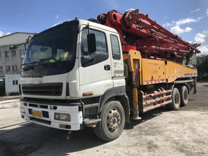 Bomba de Concreto <span class=keywords><strong>Plegable</strong></span> de 62 m y 46 Toneladas, Potente, con Productividad de 180 m³/h, Modelo SYM5465THBF 630SPM, con Mezcladora a Precio Competitivo - Product Image 2