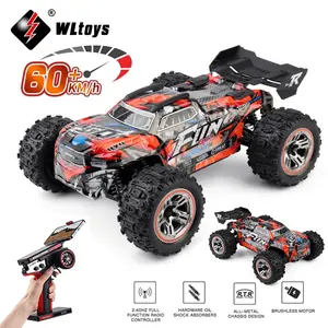 Alta calidad WLTOYS 184008 RC Car 60 KM/H alta velocidad Drift Racing juguetes 1/18 escala Motor sin escobillas para niños regalos de Año Nuevo