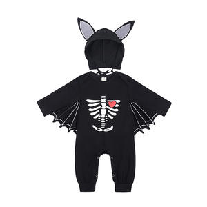 Disfraces de murciélago para <span class=keywords><strong>mi</strong></span> primer Halloween para bebés, niños y niñas, conjunto de pantalones de calabaza con sombrero para recién nacidos - Product Image 1