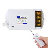 Module d'interrupteur sans fil intelligent 1 canal 75V-265V interrupteur de télécommande universel pour pompes à eau en béton moteurs de jardin 40A