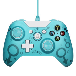 Controlador <span class=keywords><strong>de</strong></span> juegos con cable <span class=keywords><strong>de</strong></span> suministro <span class=keywords><strong>de</strong></span> fábrica con motor <span class=keywords><strong>de</strong></span> vibración para <span class=keywords><strong>One</strong></span> & PC-Botón Turbo <span class=keywords><strong>de</strong></span> diseño ergonómico - Product Image 1