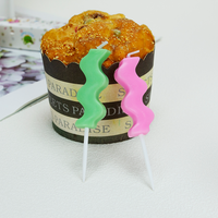 Bougies d'anniversaire classiques sans fumée en forme de ruban, lot de 5, directement de l'usine, pour gâteau d'anniversaire