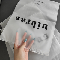 Sacs d'Emballage Personnalisés en Plastique Biodégradable Mat/Dépoli, Sacs à Fermeture Éclair pour T-shirts et Maillots de Bain, Sacs à Vêtements avec Logo