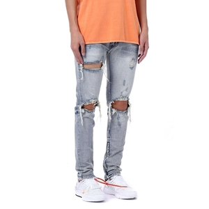 DiZNEW OEM Pantalon en jean déchiré personnalisé de haute qualité Destoryed Mans Jeans - Product Image 2