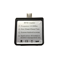 Lector de Tarjetas de Control de Acceso Micro USB GSC R65, Lector de Etiquetas RFID para Animales FDX-B, Frecuencia de 134.2khz, Compatible con Android