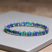 Bracelet en perles Miyuki Tila fait main, double trou, perles plates, bijoux délicats, cadeau pour femmes, vente en gros