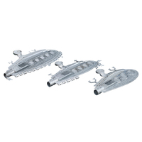 Moule de fabrication pour la moulage sous pression de leurres de pêche, poignées de jouets à fermeture éclair et composants en laiton, zinc et aluminium