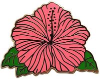 Nouvelle Offre Spéciale : Épingles en Émail Dur à Motif Botanique, Vente en Gros, Personnalisation du LOGO, Épingles Métalliques Vides à Motif Fleur de Hibiscus