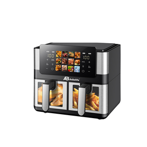<span class=keywords><strong>Friggitrice</strong></span> ad Aria Professionale Anbolife 10L <span class=keywords><strong>XXL</strong></span> a Doppia Zona, Senza Necessità di Girare, Doppio Riscaldamento, Doppio Cestello, con Finestre Grandi - Product Image 6