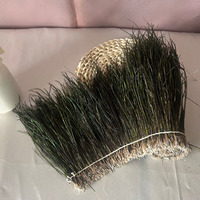 Fliegenbindematerial: Natürliche Pfauenfedern, gefädelte Federn für Karnevalskostüme, Hüte, Millinery, Corsagen und Dekorationen