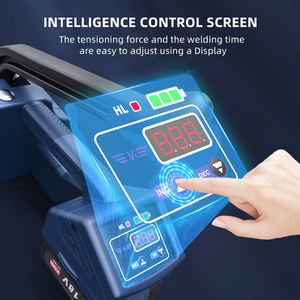 Herramienta de envoltura eléctrica de cuero, portátil, automática, correa de plástico <span class=keywords><strong>pet</strong></span>/pp, flejadora de batería - Product Image 2