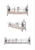 Plateformes de travail suspendues d'occasion en alliage d'aluminium et acier Q235 ZLP630/800 pour la construction