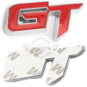 Emblema Universal Metálico con Logotipo GT, Adhesivo Decorativo 3D para Guardabarros Laterales de Automóviles de Carreras, para Ford, Honda, Toyota, Audi, <span class=keywords><strong>BMW</strong></span>, Geely GT - Product Image 5
