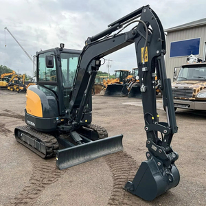 Excavatrice sur chenilles hydraulique HX35AZ, 3,93 tonnes, petite pelle, certifiée EPA, système entièrement hydraulique contrôlé par PLC, moteur 17,8 kW pour - Product Image 1