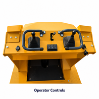 T390 Compact Track Loader Skid Steer Tipe 0.1m3 Bucket 1070kg 0-5km/jam Kemampuan Menaiki Lereng 25 Derajat Mini Crawler EPA