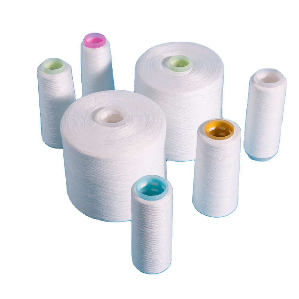 Polyester Hóa Chất Chủ Đề Giá Rẻ May Chủ Đề Scrubby Sợi Tóc Ban Nhạc Làm Nguyên Liệu 20 30 40 50 60 PP Túi Đóng Gói Spun