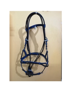 High Quality Leather Horse Show <b>Halter</b> With Solid Hardware Elegant Finish For Performance And Show Ring Appearance - Product Image 4