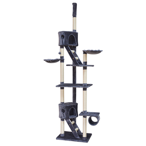 Venta al por mayor de Sisal Castillo moderno grande escalada cero Pet juguete de madera <span class=keywords><strong>en</strong></span> muebles Torre gato del árbol - Product Image 3