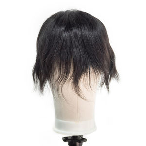 MaxHair-Peluca de cabello humano 100% <span class=keywords><strong>para</strong></span> hombre, tupé masculino, sistema de reemplazo, <span class=keywords><strong>pelucas</strong></span> de pegamento, tupé - Product Image 6