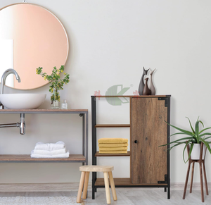 Armadio Industriale per <span class=keywords><strong>Bagno</strong></span> con Struttura in Acciaio e Scaffalature Multi-Livello - Product Image 2